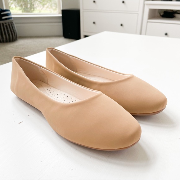 NWT Stella Elva Camel Round Toe Flats F11920 - Picture 6 of 8